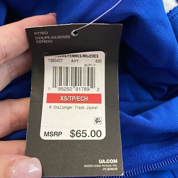 NWT- Under Armour- Women's Challenger Track Jacket- Size X-Small - Picture 10 of 10